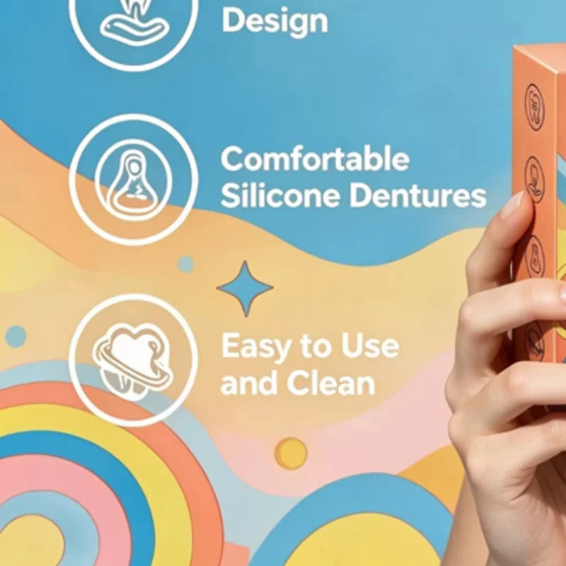 Comfortable Silicone Denture Simulation Teeth - 1