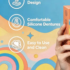 Comfortable Silicone Denture Simulation Teeth