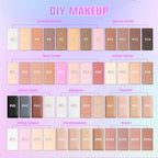 Waterproof DIY Magnetic Eyeshadow Palette Refill