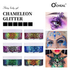 O'CHEAL Chameleon Glitter Gel Body Face and Hair Shimmer Makeup