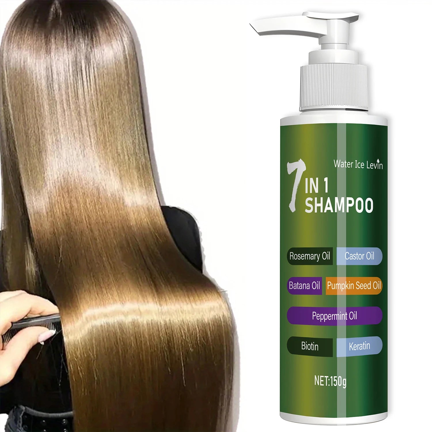 7-in-1 Volumizing Hair Shampoo with Biotin and Keratin 150g