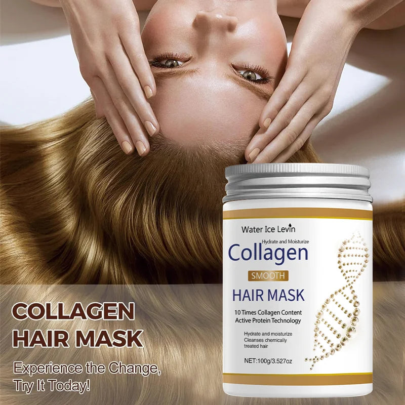 Collagen Keratin Hair Mask Deep Conditioning Treatment 100g - 8
