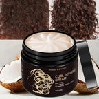 Coconut Oil Curl Defining Cream 50g Leave In Hair Moisturizer Frizz Control