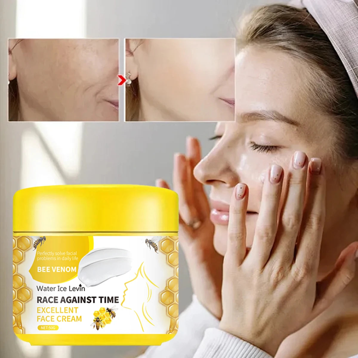 Bee Venom Niacinamide Face Cream Hydrating Firming Anti Aging Moisturizer