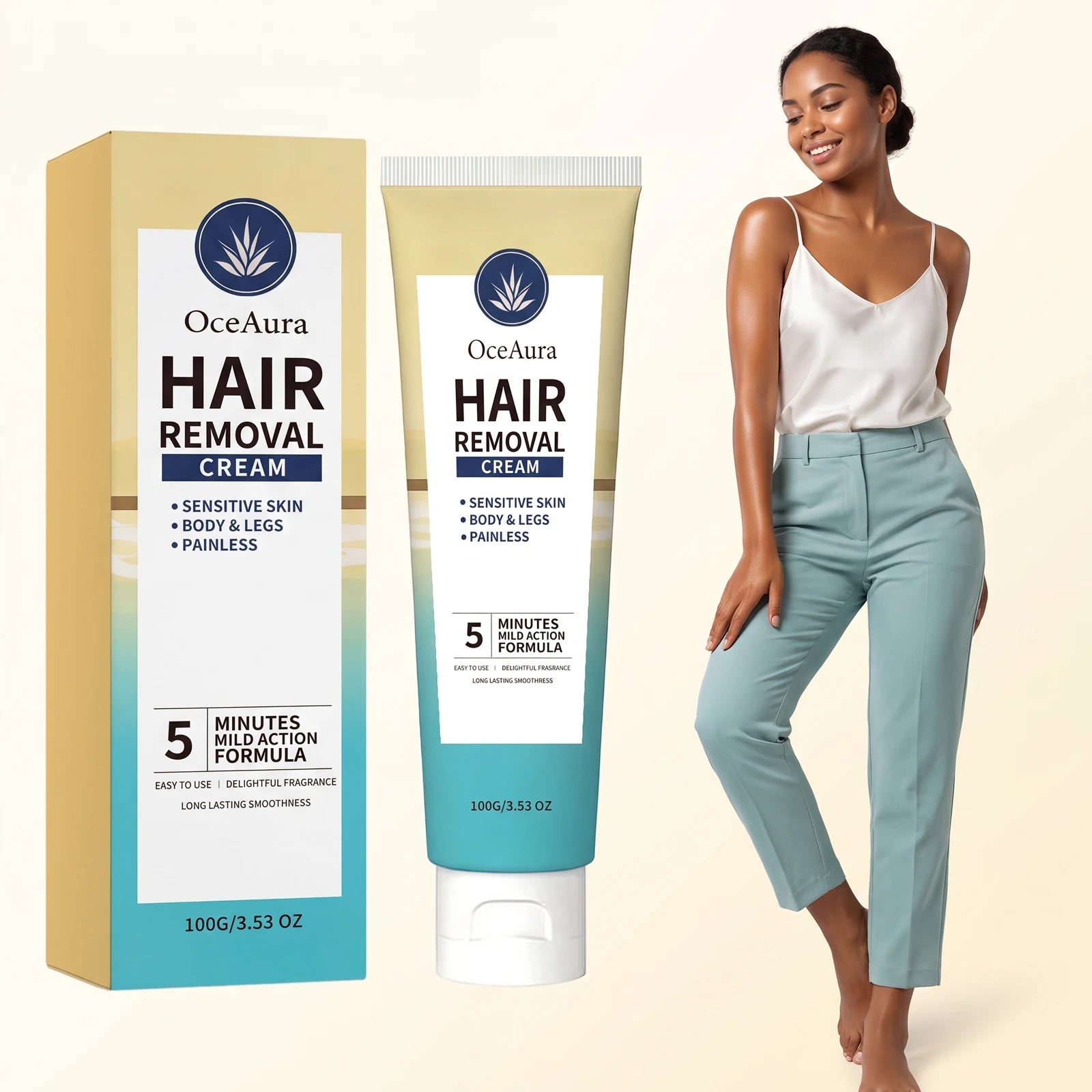Painless Hair Removal Cream for Sensitive Skin - 5
