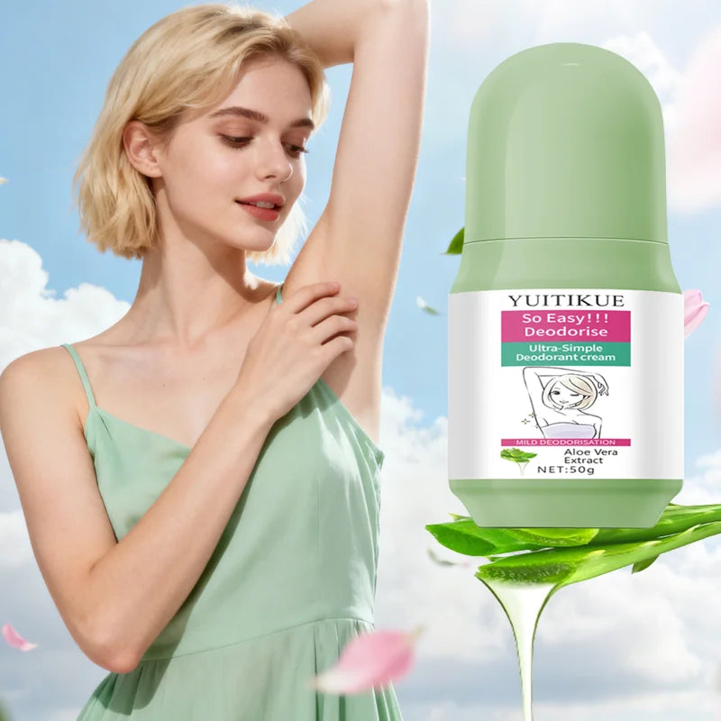 YUITIKUE Natural Deodorant Cream 50ml Sweat Control and Underarm Care