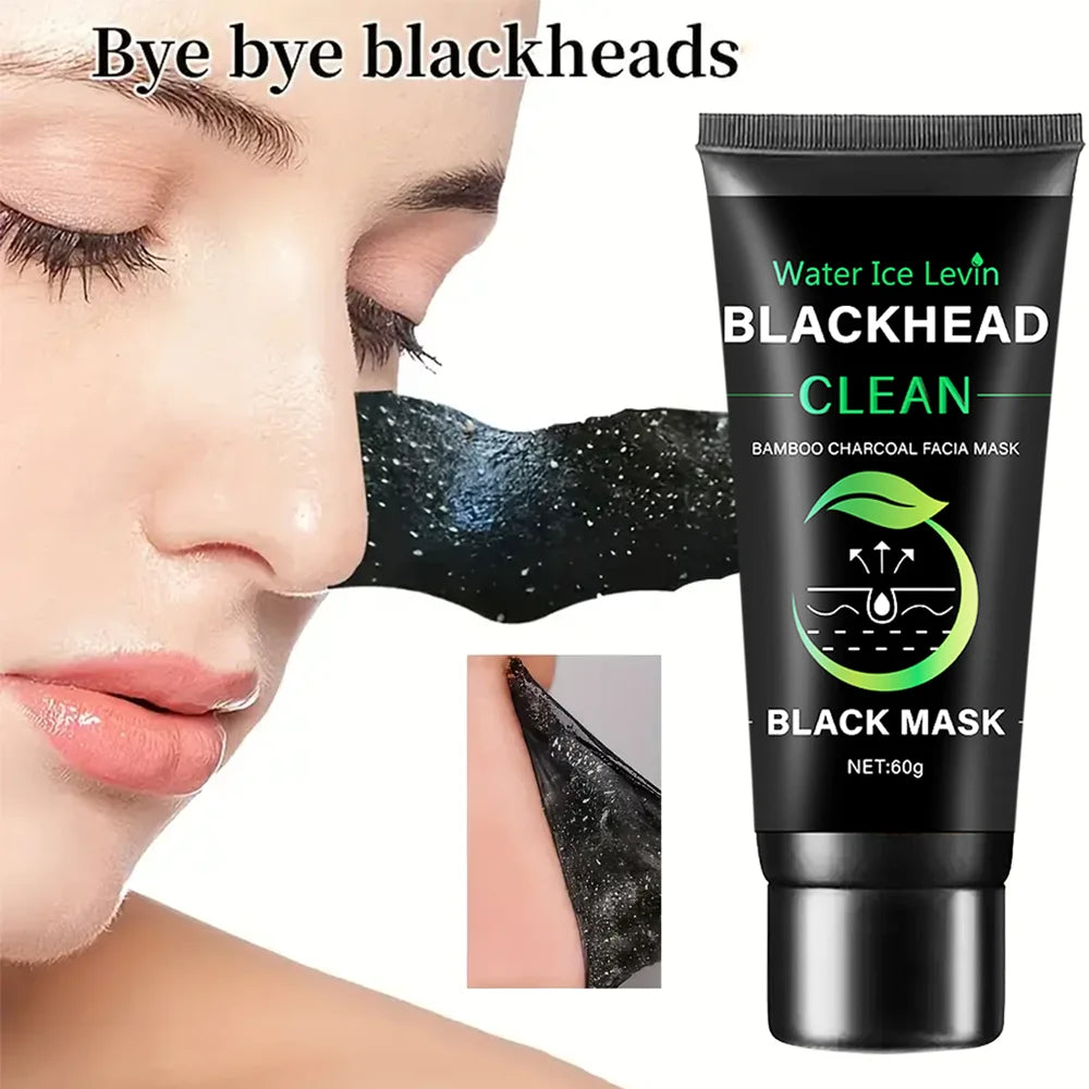 Bamboo Charcoal Blackhead Remover Face Mask Deep Cleansing Peel Off - 8