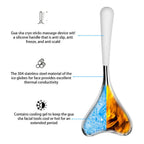 Stainless Steel Cooling Facial Ice Globes and Gua Sha Tool