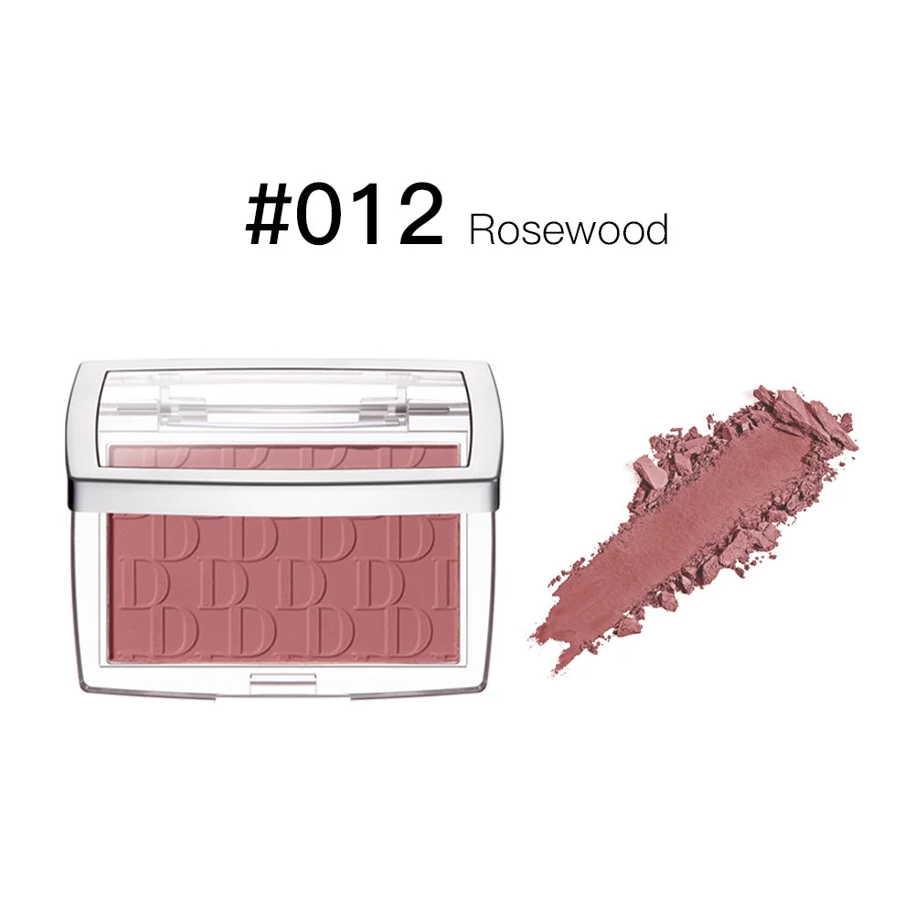 Embossed Matte Blush Palette with Makeup Brush