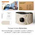 Electric Pulse Waist Massage Belt for Abdominal Toning