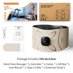 Electric Pulse Waist Massage Belt for Abdominal Toning