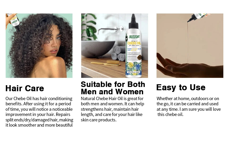 Goiple Chebe Hair Care Set Deep Nourishing Conditioner and Growth Oil