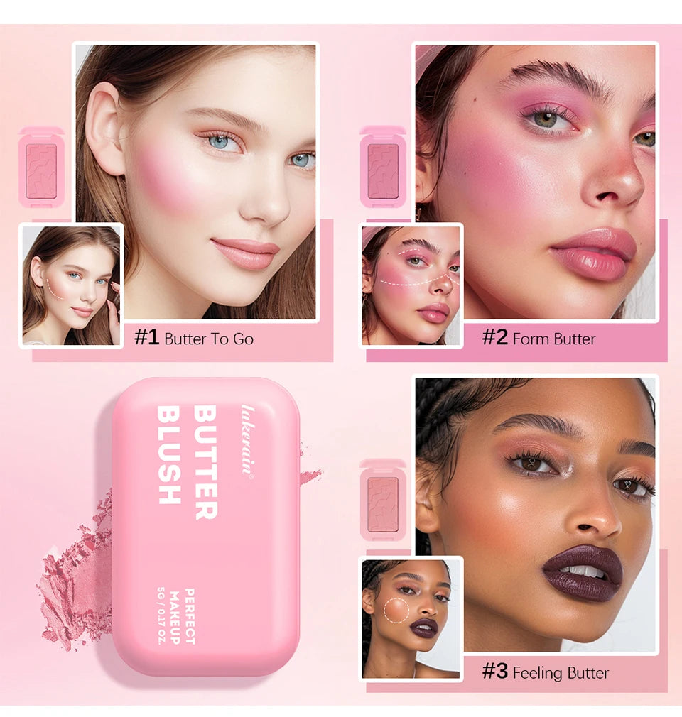 Soft Matte Butter Bronzer Powder for Face Contouring - 24