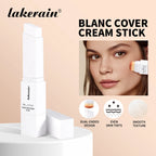 Dual-Ended Waterproof Foundation Stick with Built-in Brush