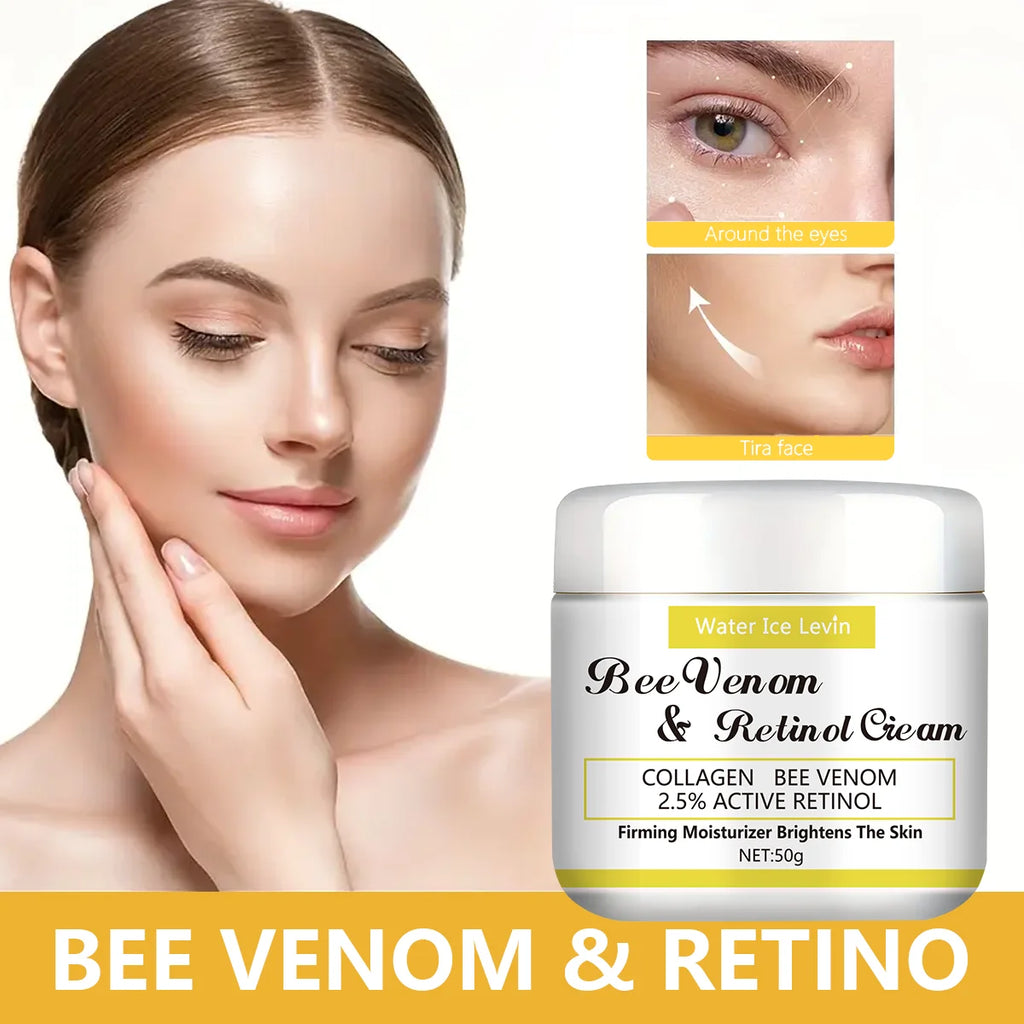 Bee Venom Retinol Cream Moisturizing Face and Body Firming Lotion