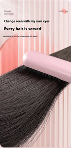 Cordless Ionic Hair Straightening Brush for Fast Styling