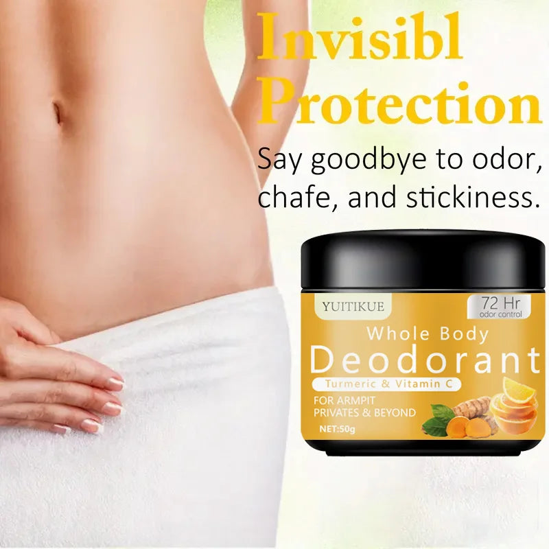 YUITIKUE Whole Body Deodorant Stick Turmeric and Vitamin C 50g