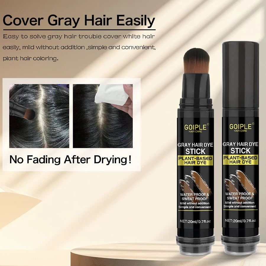Gray Hair Dye Stick Temporary Root Touch Up Coloring Pen - 4