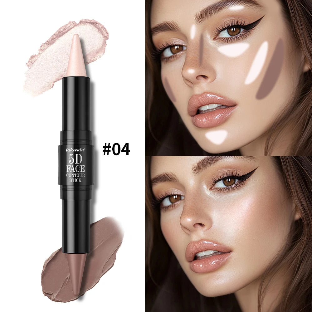Dual-Ended Cream Contour and Highlighter Stick - 18