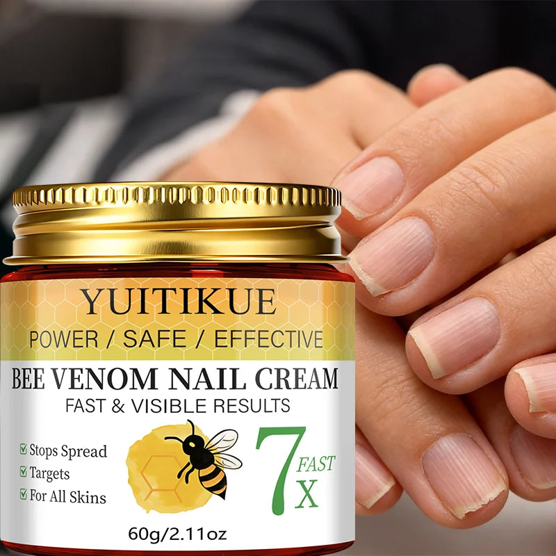 YUITIKUE Bee Venom Nail Repair Cream - Strengthening Nail Care Treatment - 2