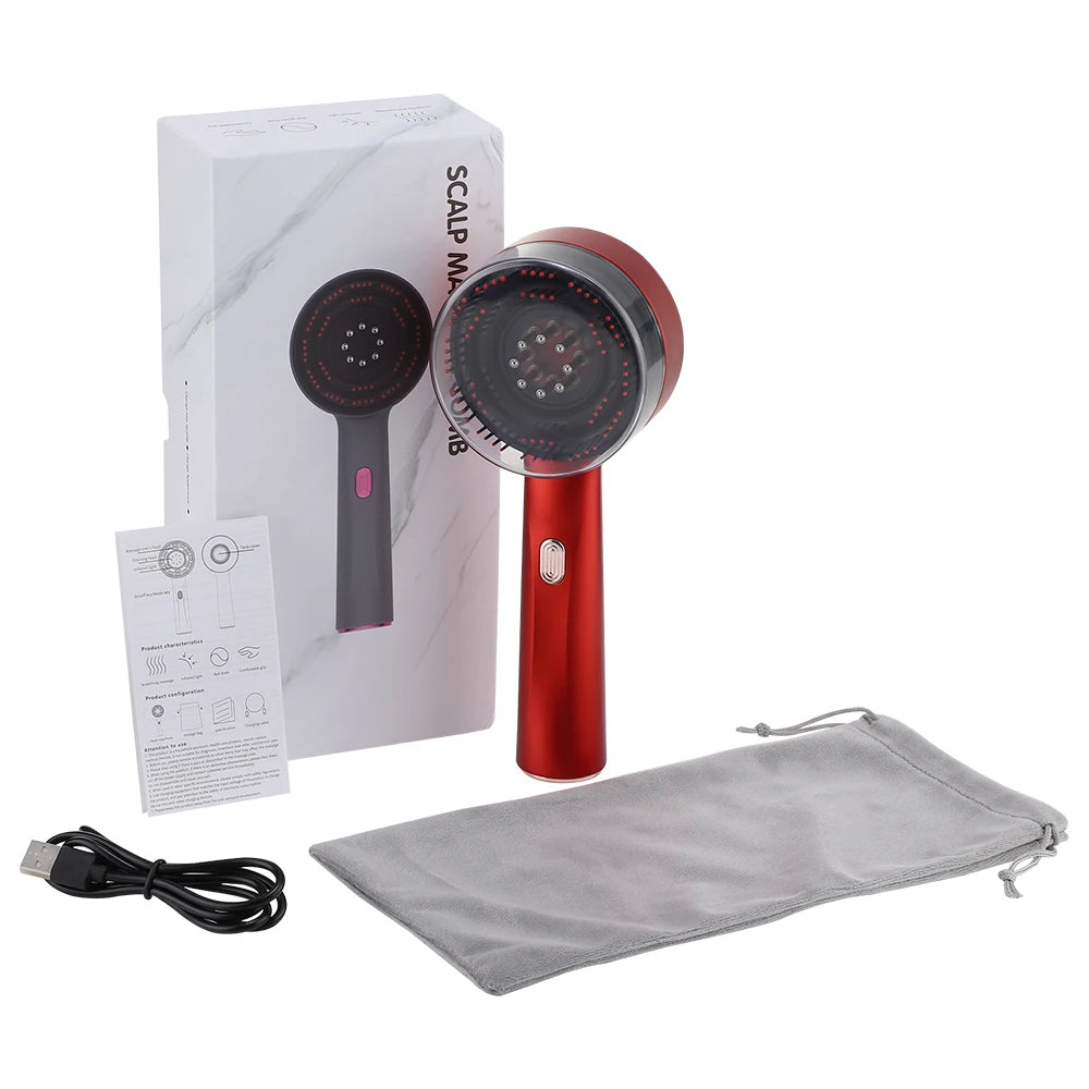 Electric Infrared Scalp Massager and Hair Oil Applicator - 21
