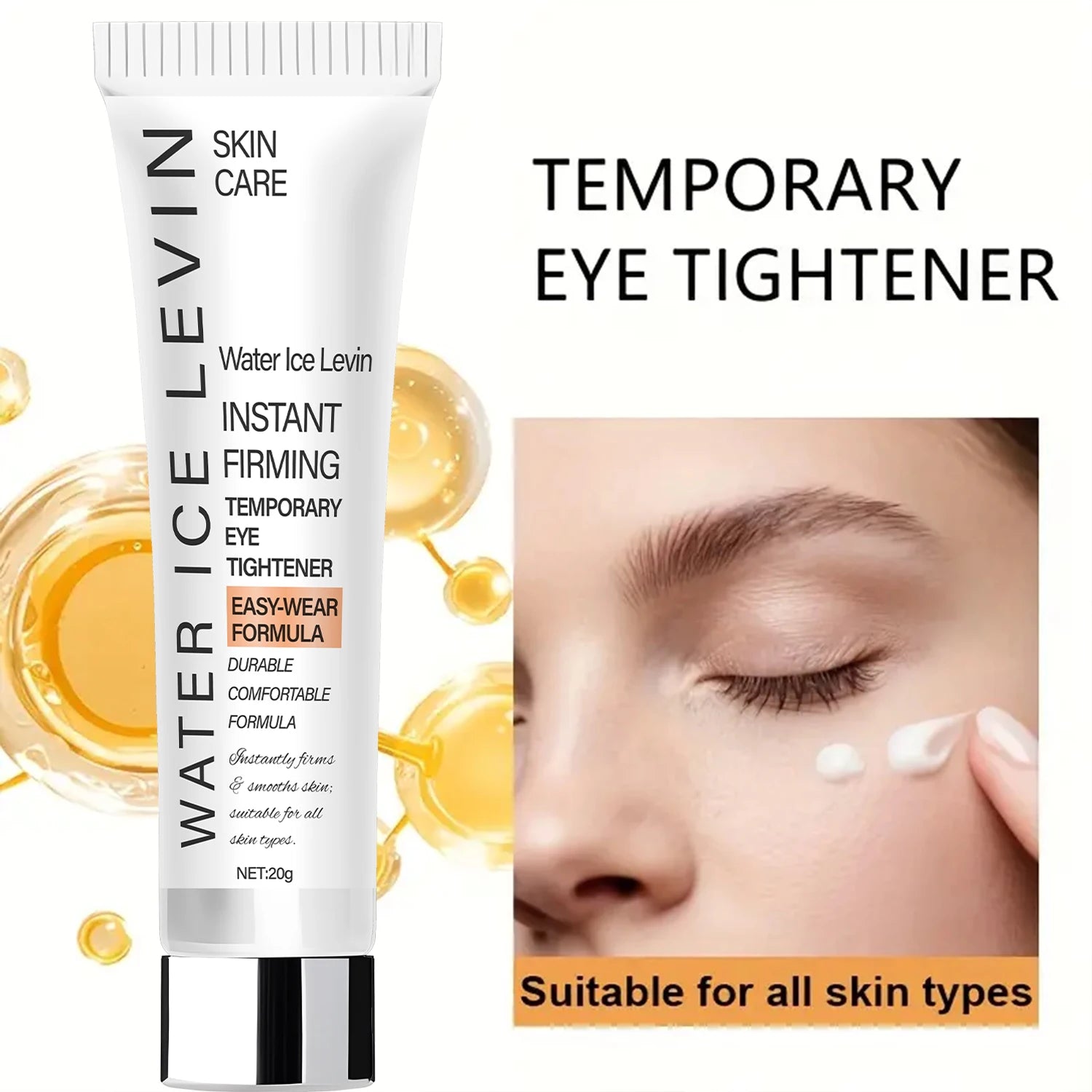 Water Ice Levin Instant Eye Tightener Cream for Firming and Smoothing - 3