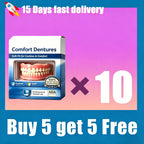 Flexible Silicone Denture Set for Natural Smile and Comfort Fit