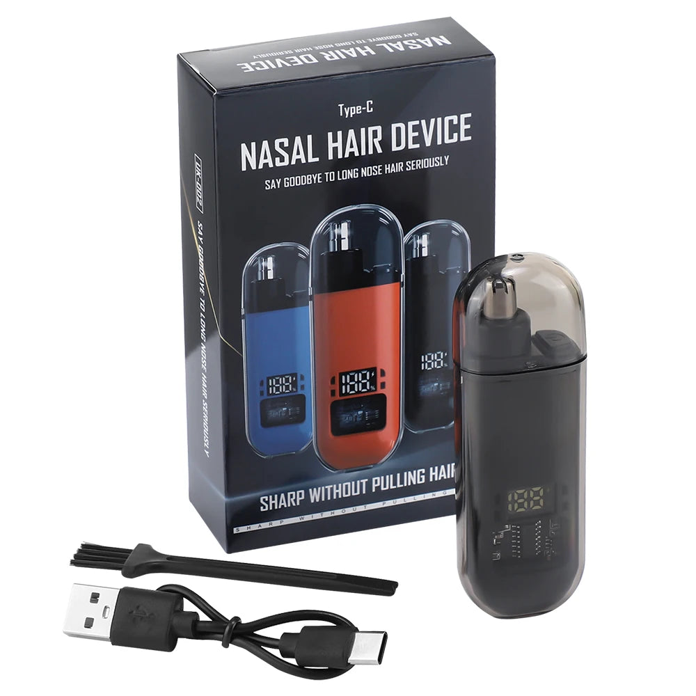 Portable Electric Nose Hair Trimmer for Painless Grooming