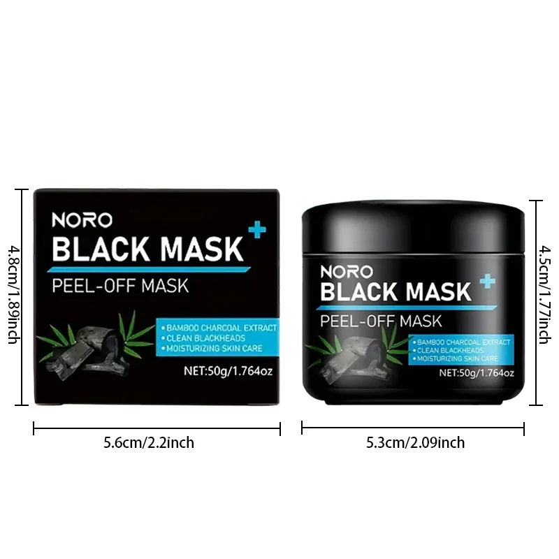 Noro Bamboo Charcoal Peel Off Facial Mask for Deep Pore Cleansing