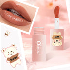 O'CHEAL Teddy Bear Matte Lip Gloss Waterproof Long Lasting Lipstick