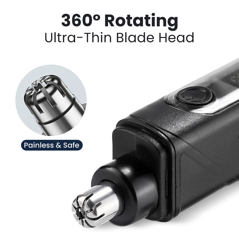Electric Nose and Ear Hair Trimmer for Painless Grooming - 15