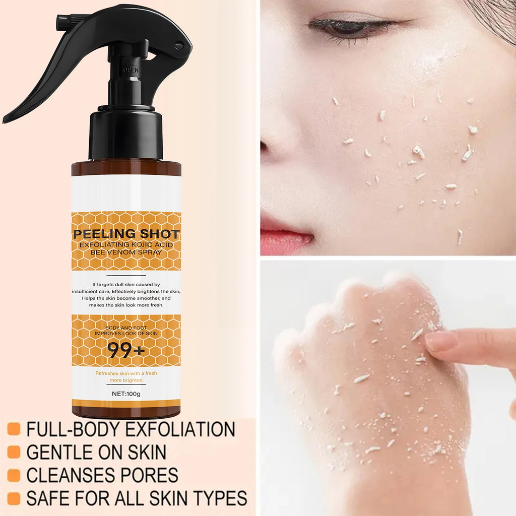 Retinol Bee Venom Peeling Spray Exfoliating Face and Body Treatment