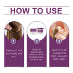 Purple Hair Mask and Shampoo Set for Color Protection