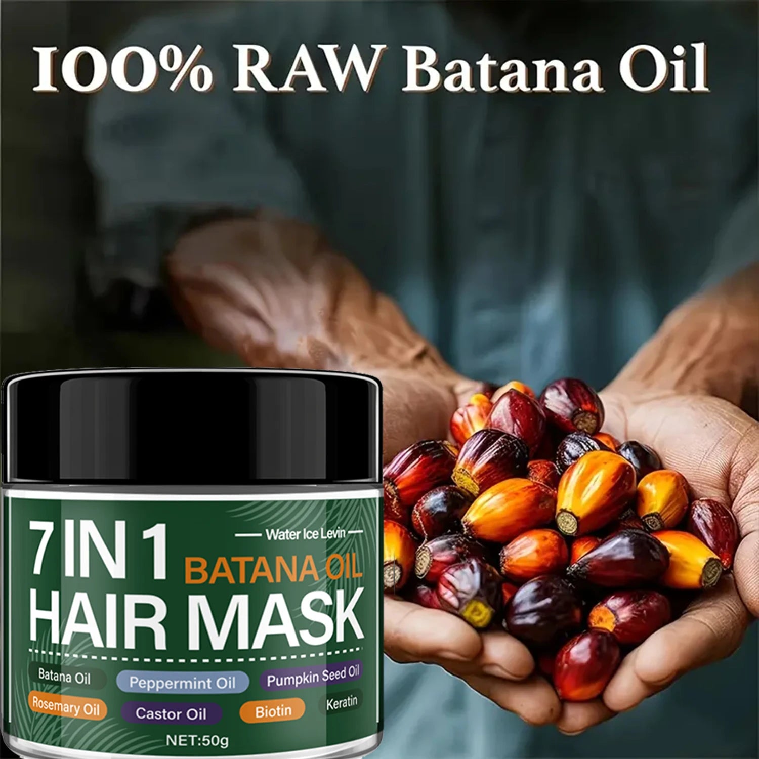 7 In 1 Batana Oil Hair Mask Repair Treatment 50g