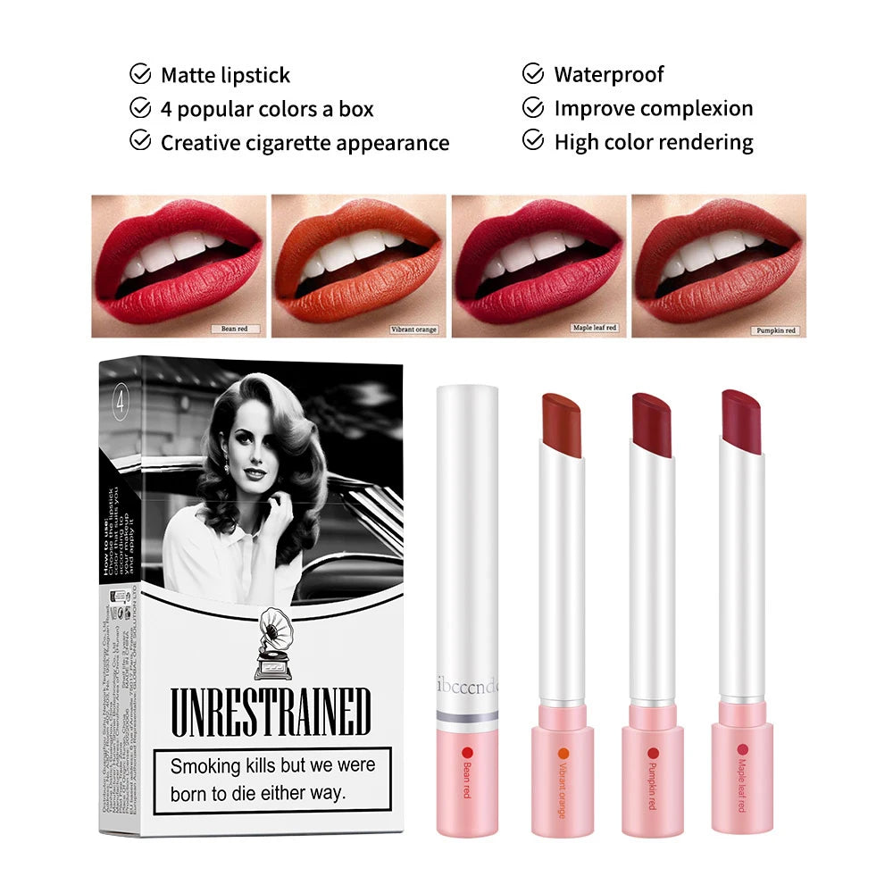 Matte Velvet Cigarette Lip Tint Set