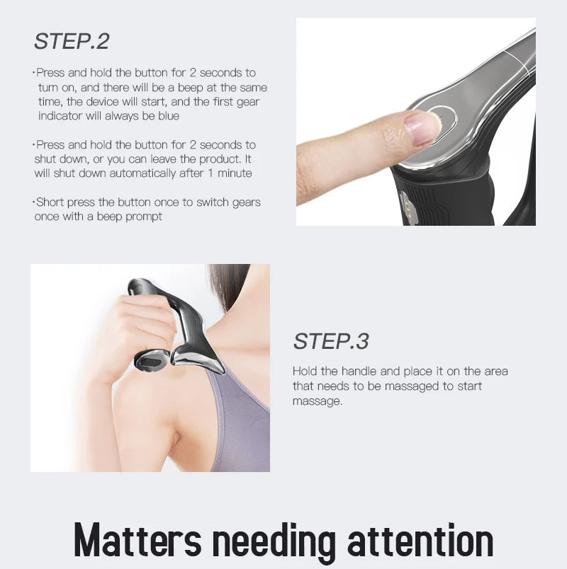 Electric Fascia Muscle Scraper and Microcurrent Body Massager - 21