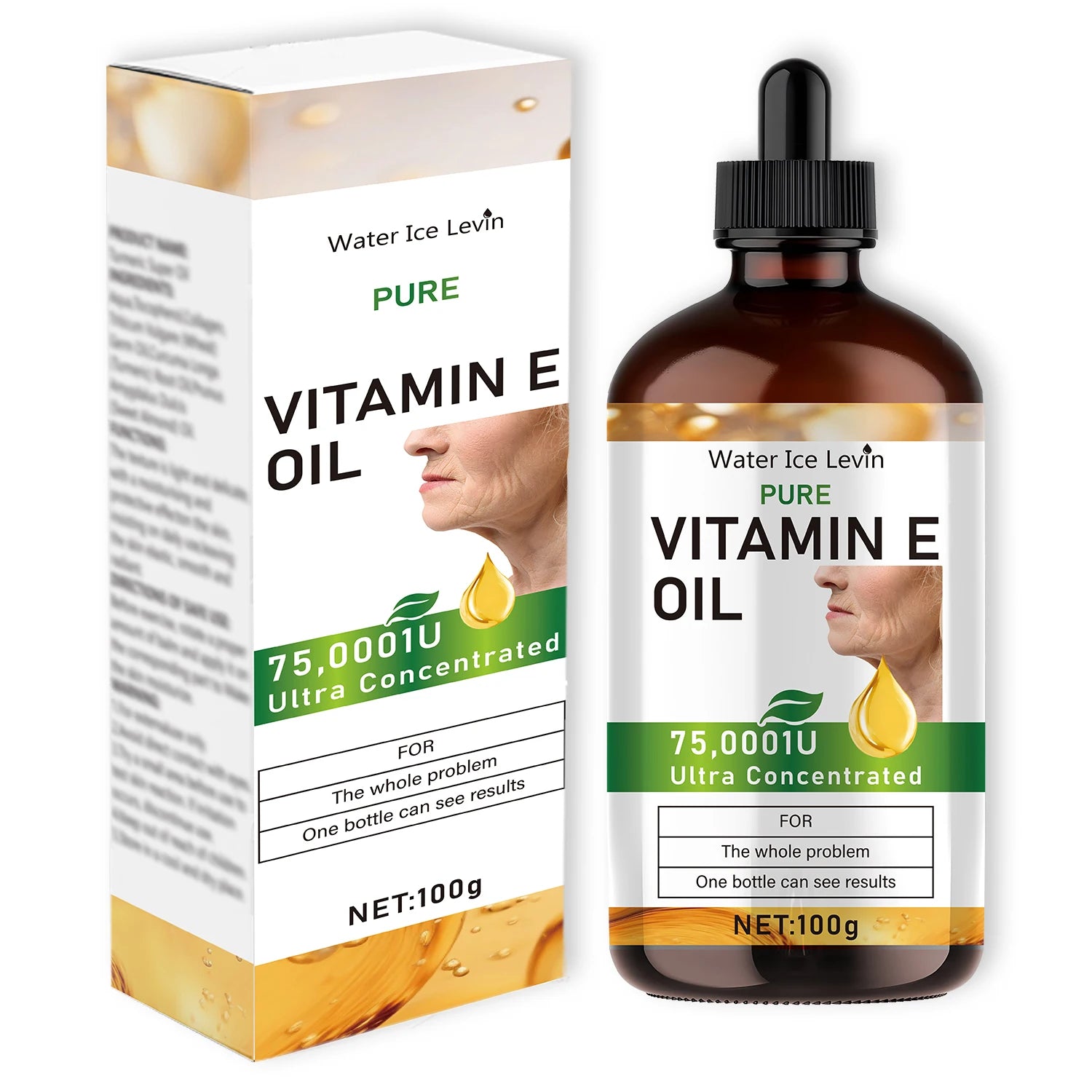 Natural Vitamin E Oil Moisturizing Skin Care Serum for Face and Body - 10