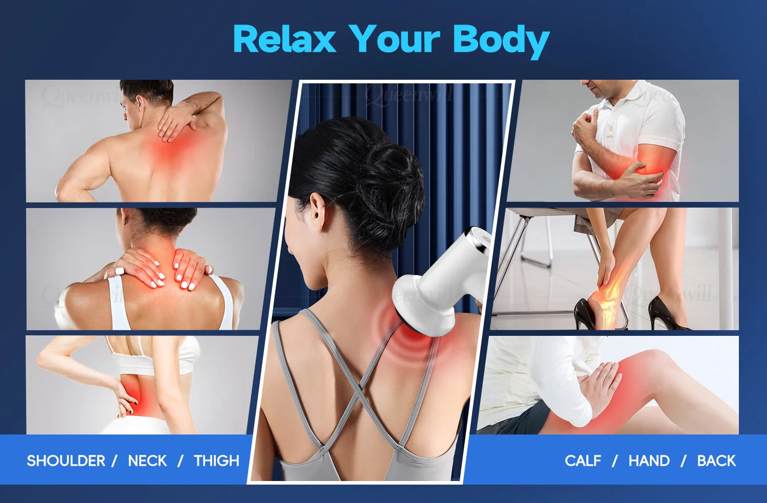 Portable Body Shaping Massager for Muscle Relaxation and Fitness - 10