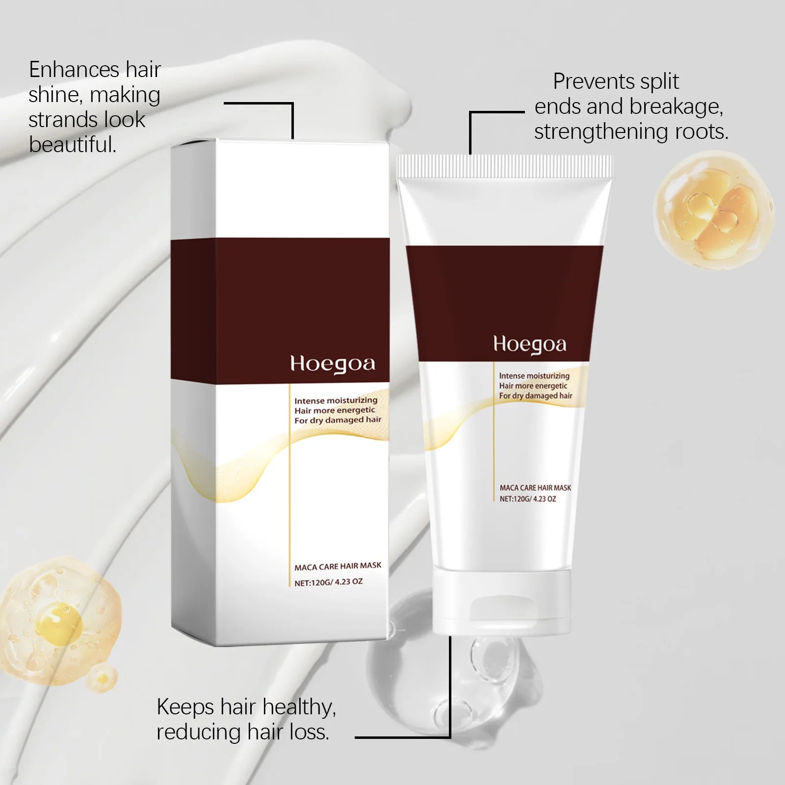 Deep Repair Hair Mask Moisturizing Treatment for Damaged Hair 120g
