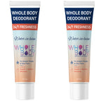 Whole Body Deodorant Cream for Odor Control and Freshness Peach Vanilla