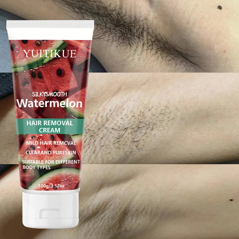 Watermelon Hair Removal Cream for Silky Smooth Skin 100g