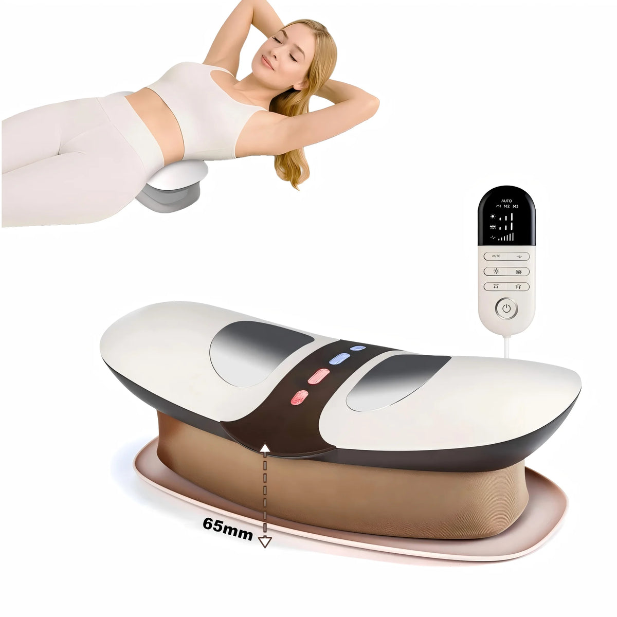 Electric Lumbar Back Stretcher and Massager