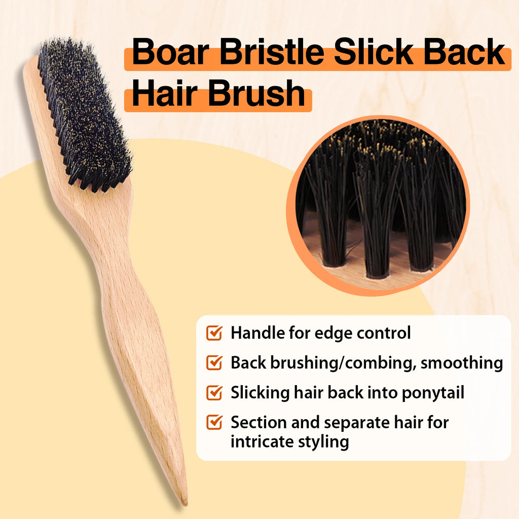 Goiple Biotin Rosemary Hair Wax Stick and Styling Brush Set