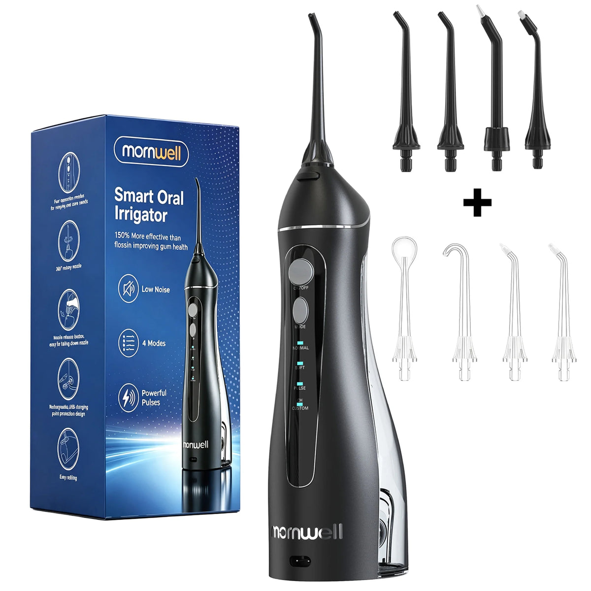 Portable Cordless Water Flosser for Teeth and Gum Health