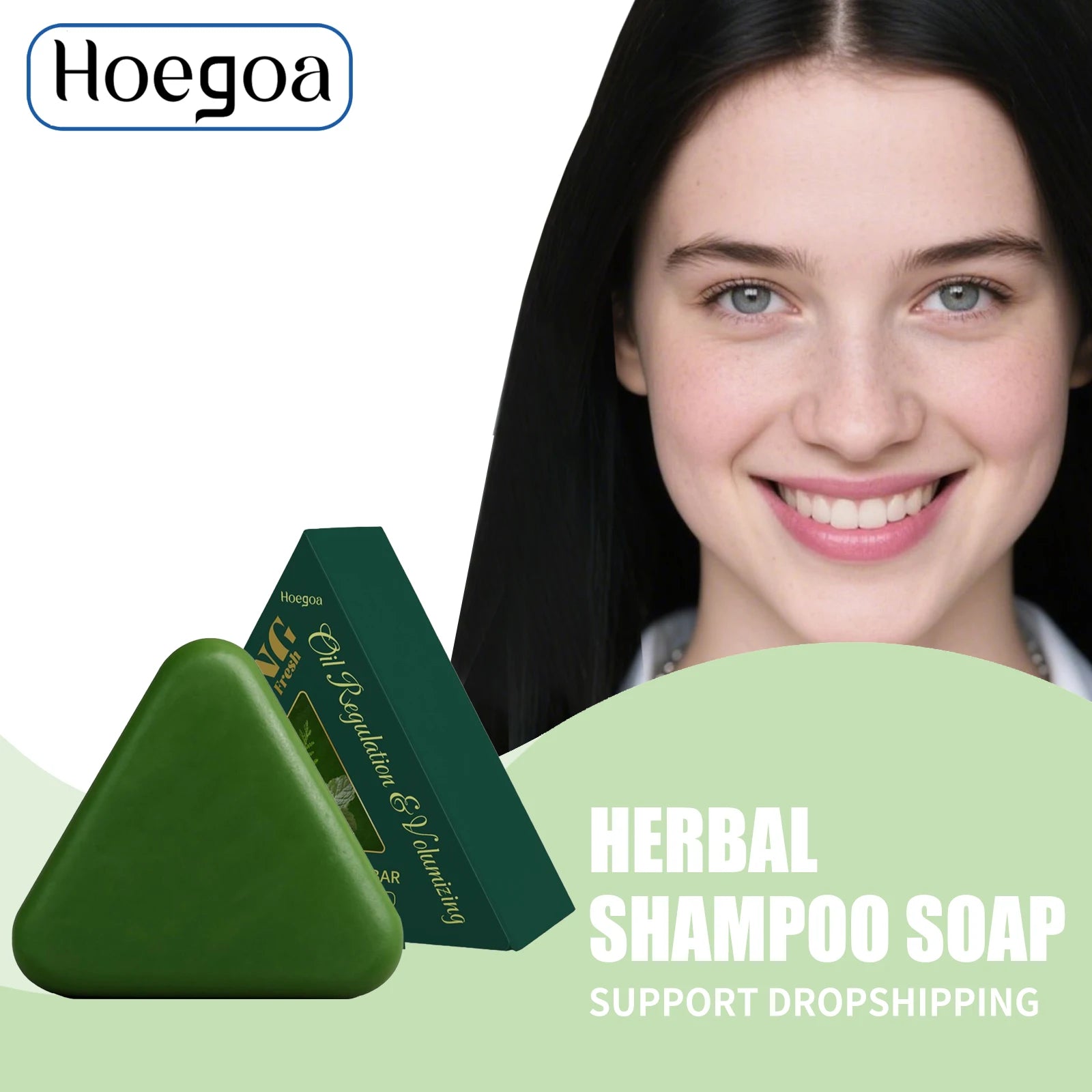 Herbal Hair Growth Shampoo Bar for Anti-Hair Loss and Scalp Care - 1