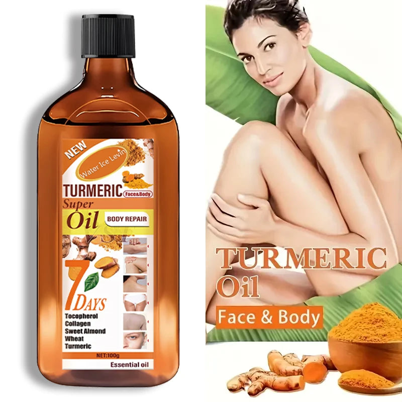 Turmeric Essential Oil Body Repair Skin Care Massage Oil 100g - 8