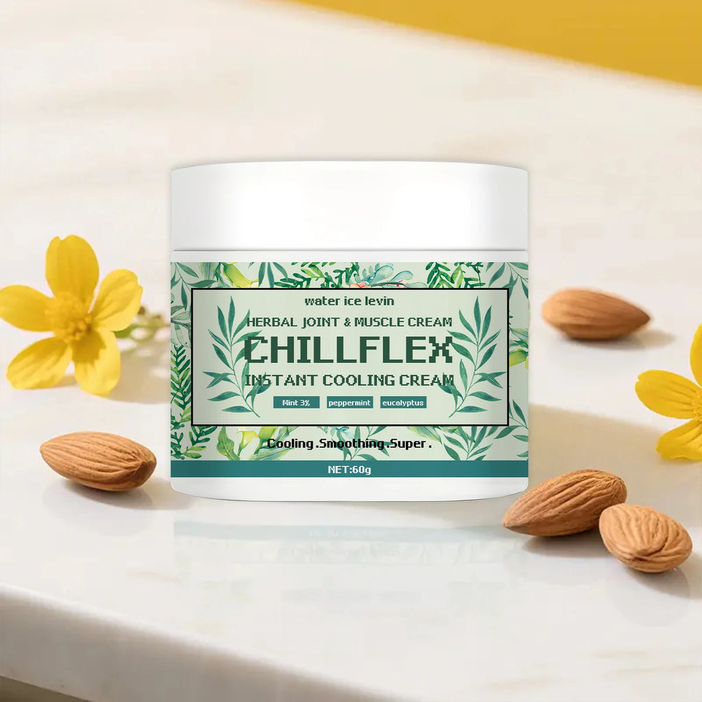 Water Ice Levin Chillflex Herbal Cooling Cream for Joint Muscle Relief