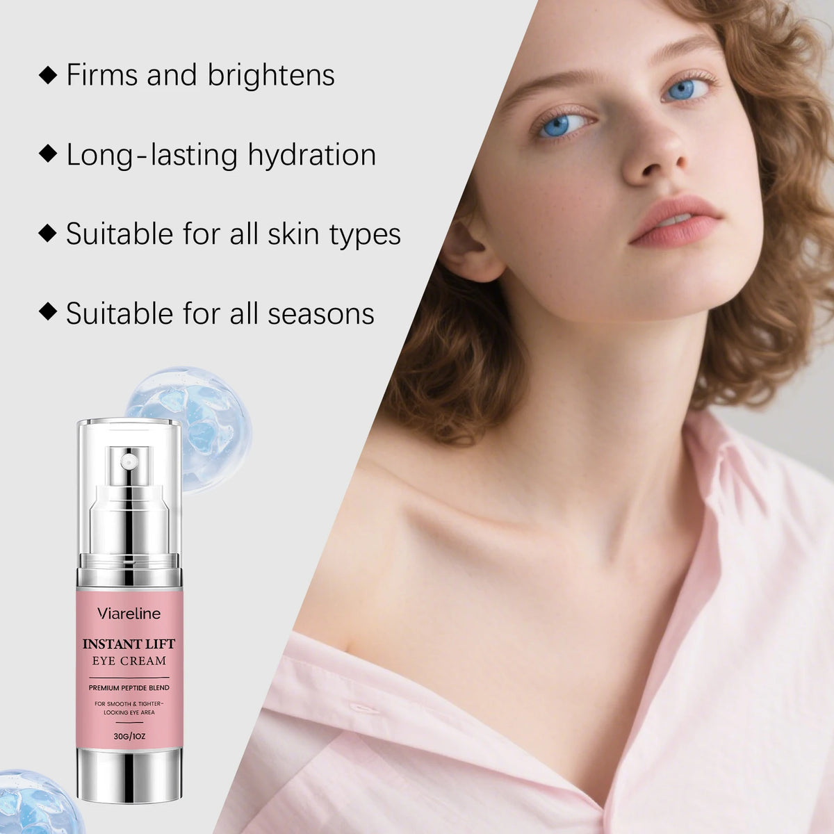 Lifting and Firming Eye Cream for Dark Circles and Fine Lines
