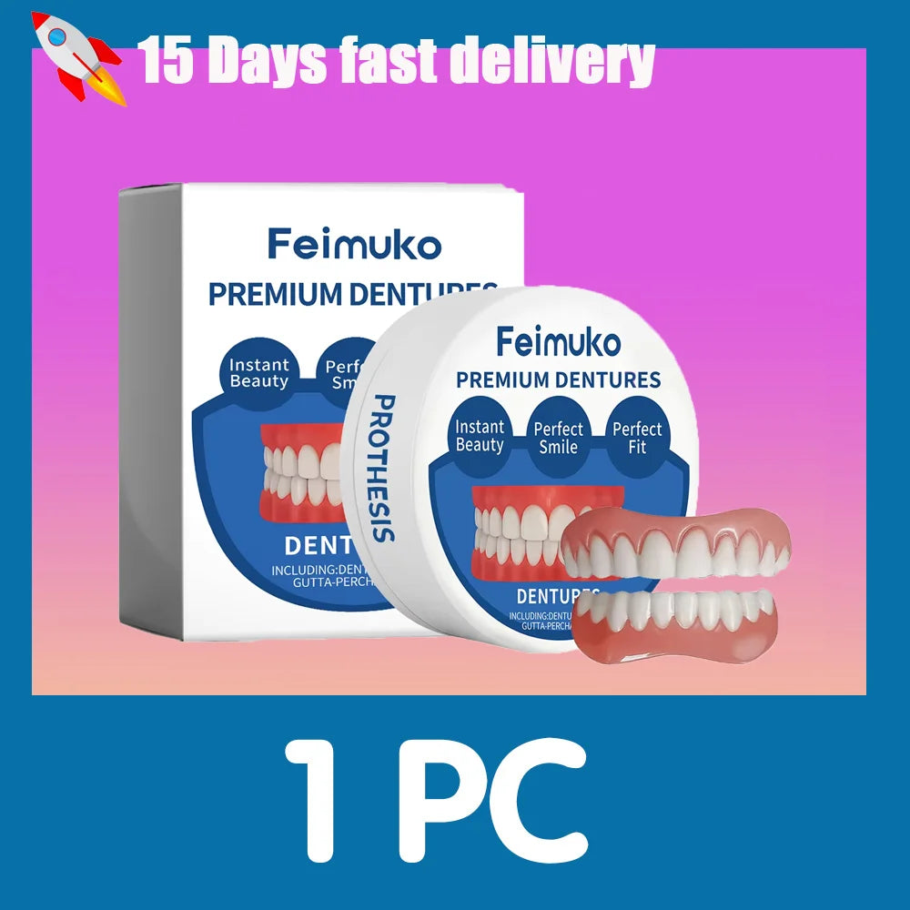 Snap-On Silicone Dentures for Natural Smile