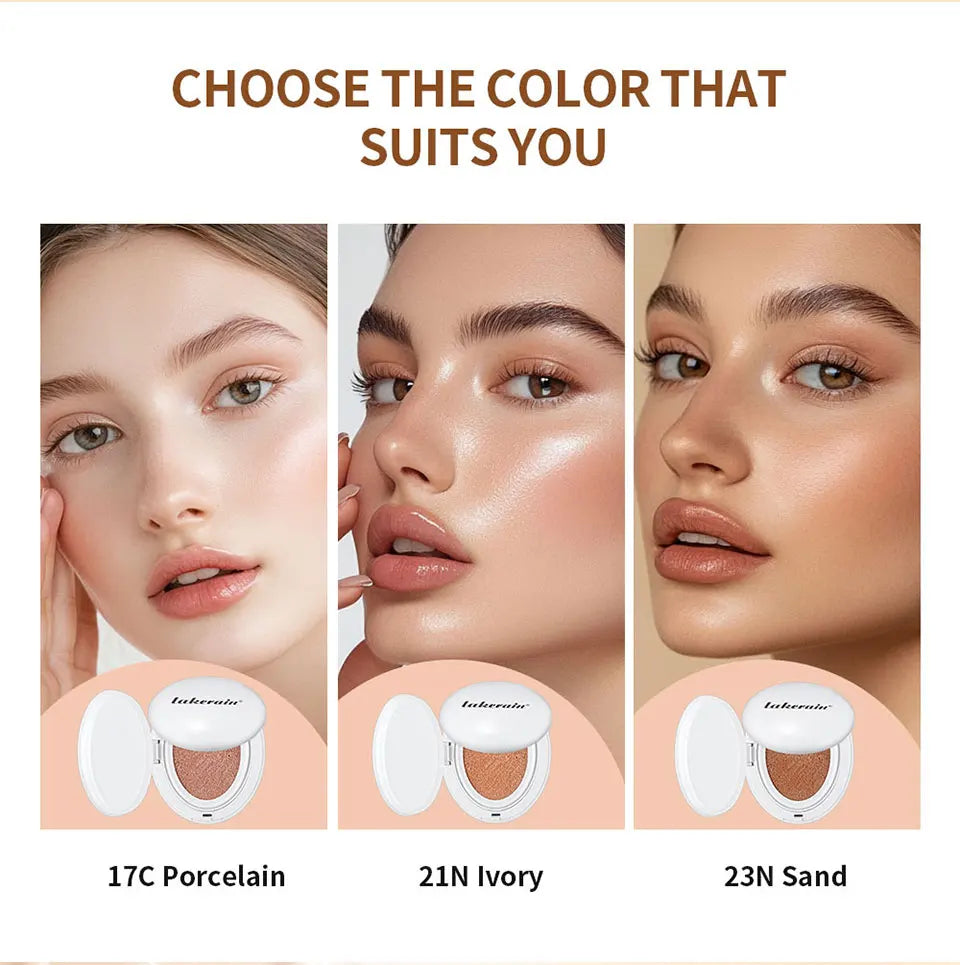 Dewy Glow Cream Cushion Foundation for Natural Coverage - 12